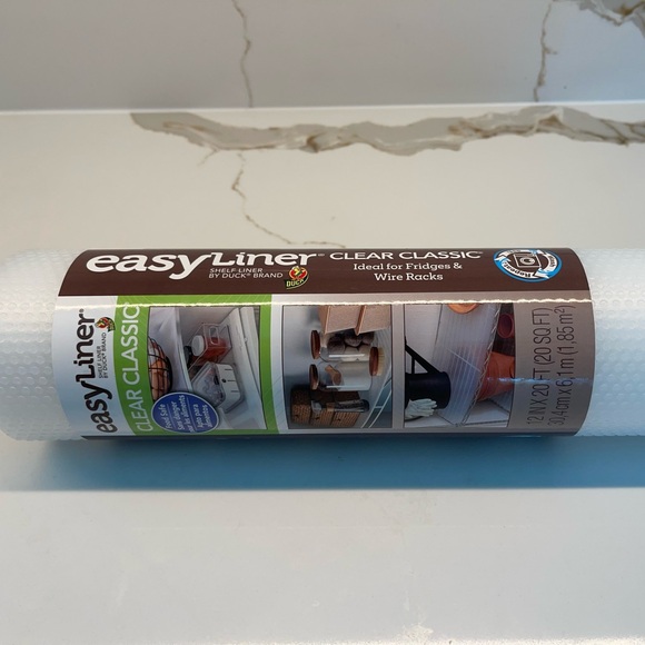 NWT Clear Classic® EasyLiner® Brand Shelf Liner - Clear, 12 in. x 20 ft. - Picture 3 of 7